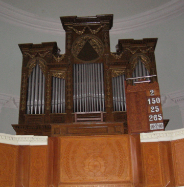 restored Torda organ